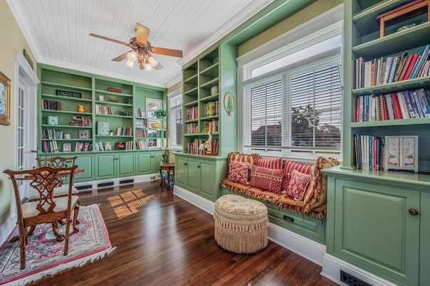 Home Office, Interior, Wood Texture Flooring