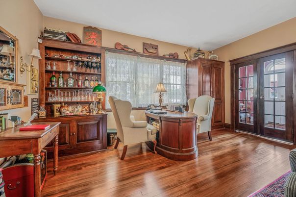 Home Office, Interior, Wood Texture Flooring