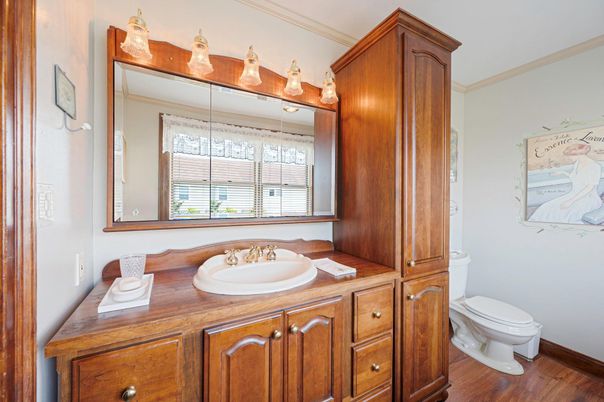 Bathroom, Interior, Wood Texture Flooring