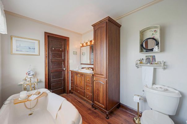 Bathroom, Interior, Wood Texture Flooring