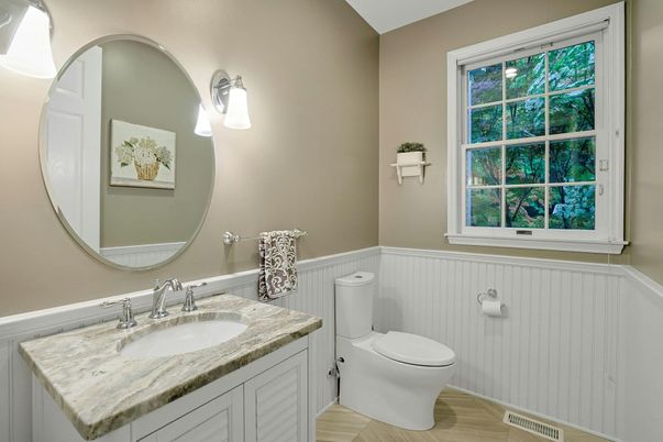 Bathroom, Interior, Wood Texture Flooring