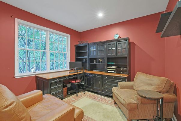 Home Office, Interior, Recessed Lighting