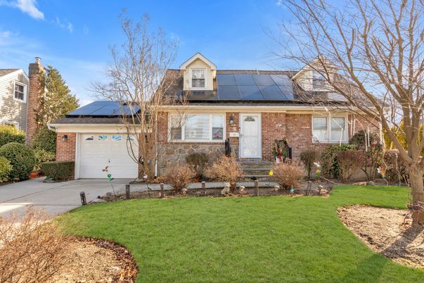 Attached, Exterior, Facade, Brick Facade, Solar Panels, Cape Cod
