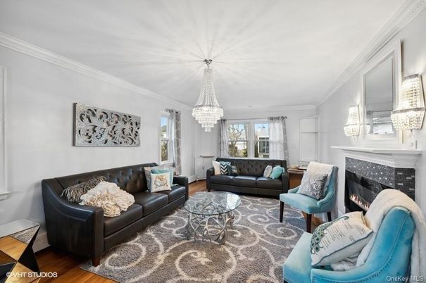 Chandelier, Fireplace, Interior, Living room, Wood Texture Flooring
