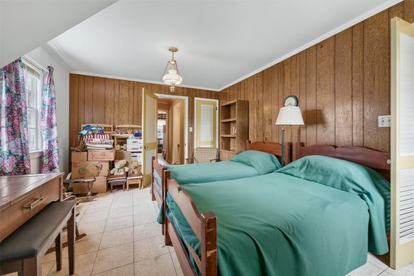 Bedroom, Interior, Wooden Walls