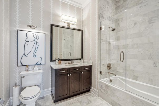 Bathroom, Glass Shower, Interior, Marble, Marble Walls
