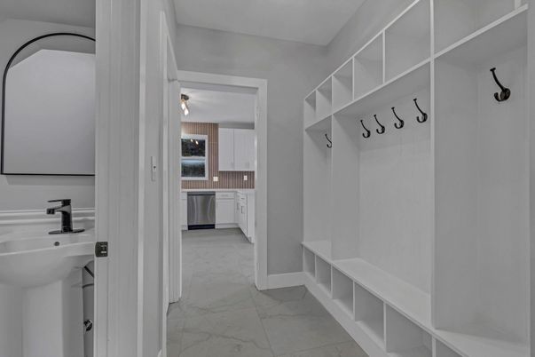 Interior, Kitchen, Marble, Stainless Steel Appliances