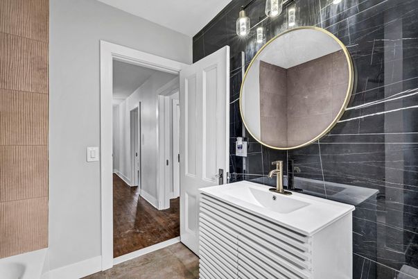 Bathroom, Interior, Wood Texture Flooring