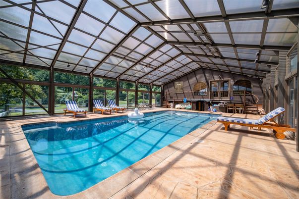 Glass Ceilings, Interior, Pool, Sun Room