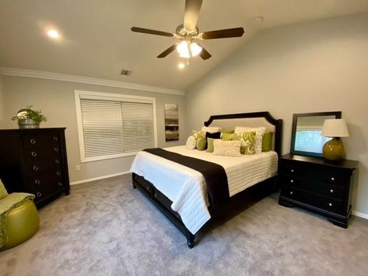 Bedroom, Interior, Recessed Lighting