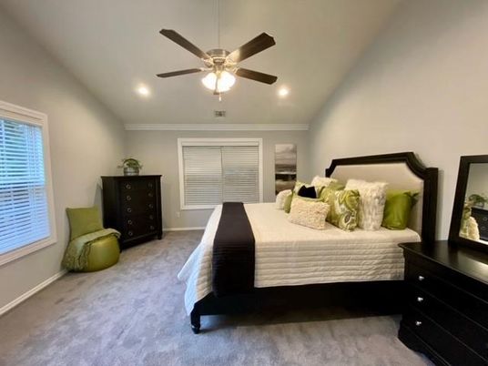 Bedroom, Interior, Recessed Lighting