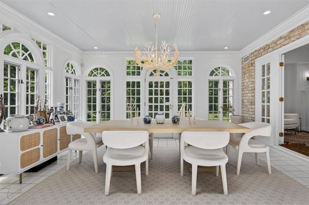 Chandelier, Dining room, Interior, Recessed Lighting