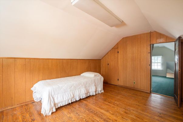 Bedroom, Interior, Wood Texture Flooring, Wooden Walls