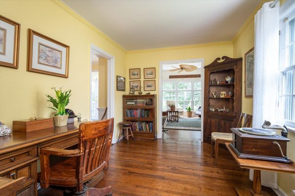 Home Office, Interior, Wood Texture Flooring
