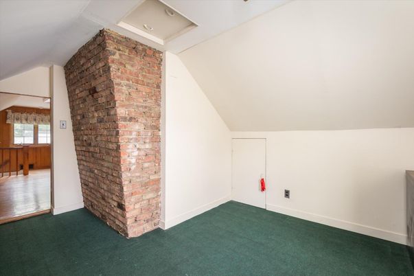 Empty room, Fireplace, Interior, Stone Walls