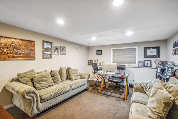 Home Office, Interior, Recessed Lighting