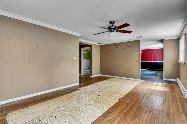 Empty room, Interior, Wood Texture Flooring