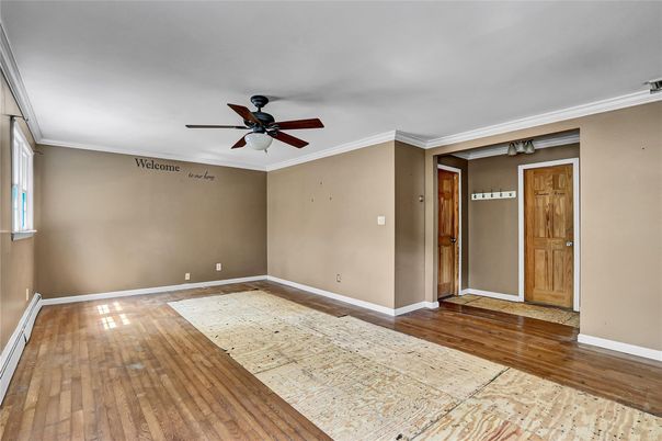 Empty room, Interior, Wood Texture Flooring