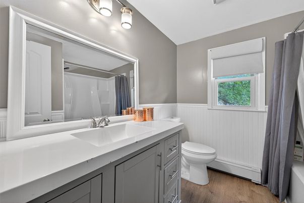 Bathroom, Interior, Wood Texture Flooring