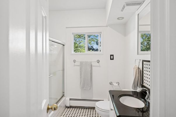 Bathroom, Glass Shower, Interior
