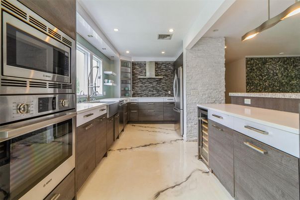 Interior, Kitchen, Recessed Lighting, Stainless Steel Appliances
