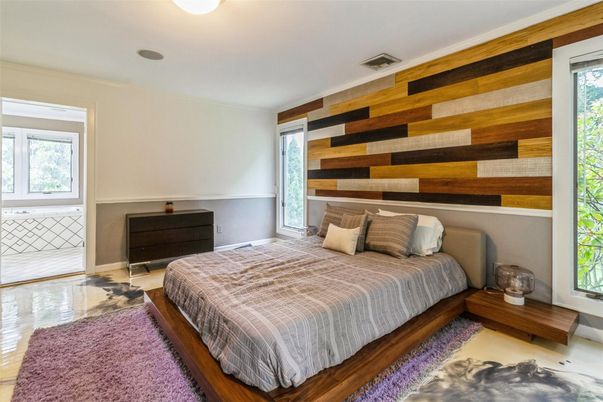 Bedroom, Interior, Wooden Walls