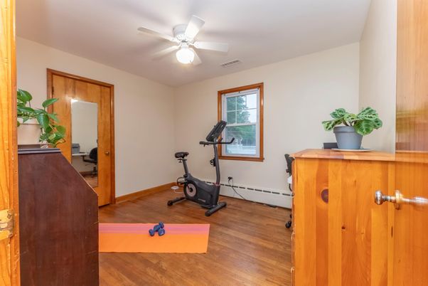 Fitness Equipment, Interior, Wood Texture Flooring