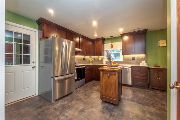 Interior, Kitchen, Recessed Lighting, Stainless Steel Appliances