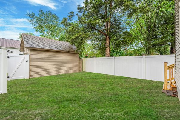 Backyard, Detached Garage, Exterior