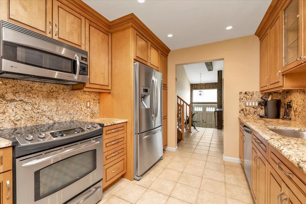 Interior, Kitchen, Recessed Lighting, Stainless Steel Appliances
