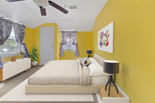 Bedroom, Interior, Wood Texture Flooring
