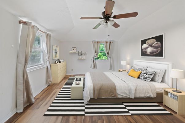 Bedroom, Interior, Wood Texture Flooring