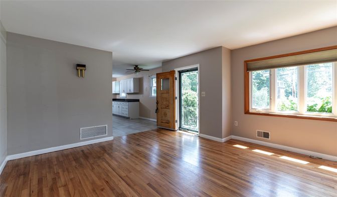 Empty room, Interior, Wood Texture Flooring