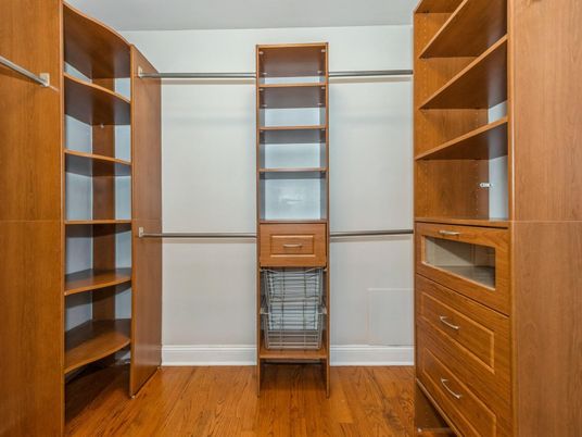 Interior, Walk-in Closets, Wood Texture Flooring