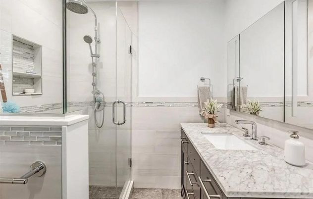 Bathroom, Glass Shower, Interior