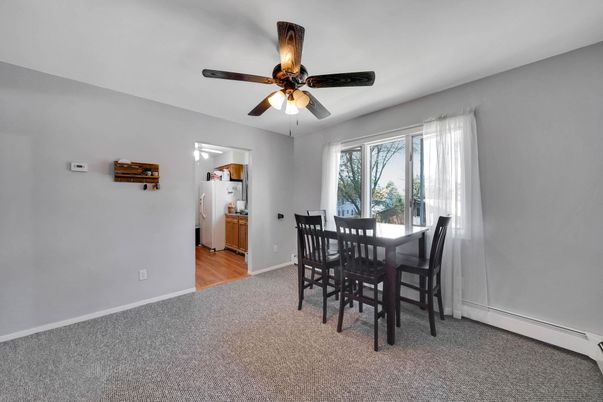Dining room, Interior, Wood Texture Flooring