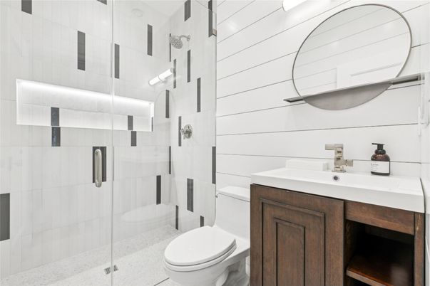 Bathroom, Glass Shower, Interior
