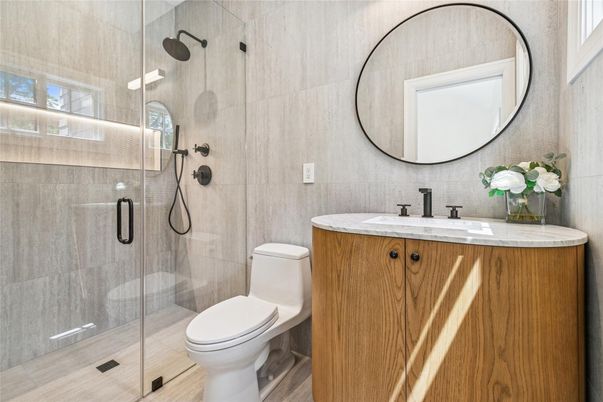 Bathroom, Glass Shower, Interior