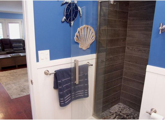 Bathroom, Interior, Wood Texture Flooring