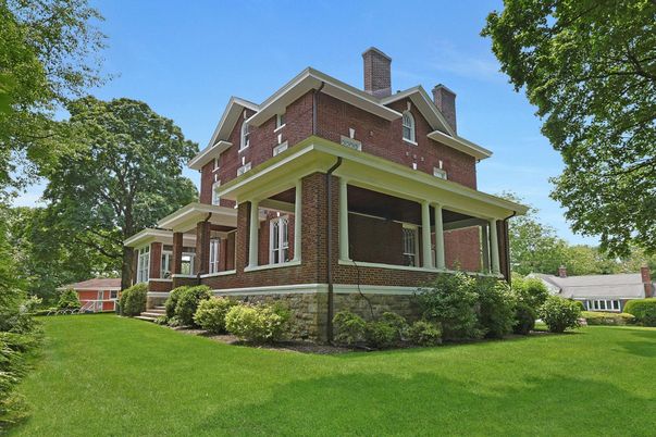 Backyard, Exterior, Facade, Brick Facade, Queen Anne Victorian