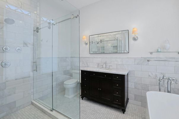 Bathroom, Glass Shower, Interior