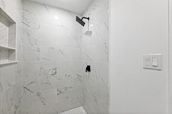 Bathroom, Interior, Marble Walls