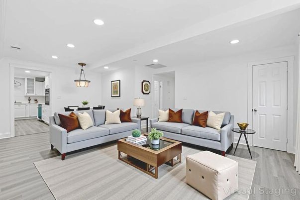 Dining room, Interior, Kitchen, Living room, Pendant Lights, Recessed Lighting, Wood Texture Flooring