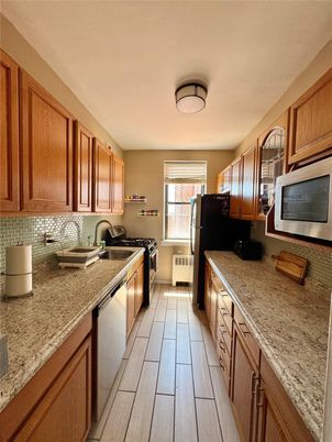 Interior, Kitchen, Wood Texture Flooring