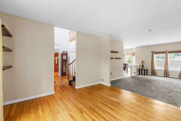 Empty room, Interior, Wood Texture Flooring