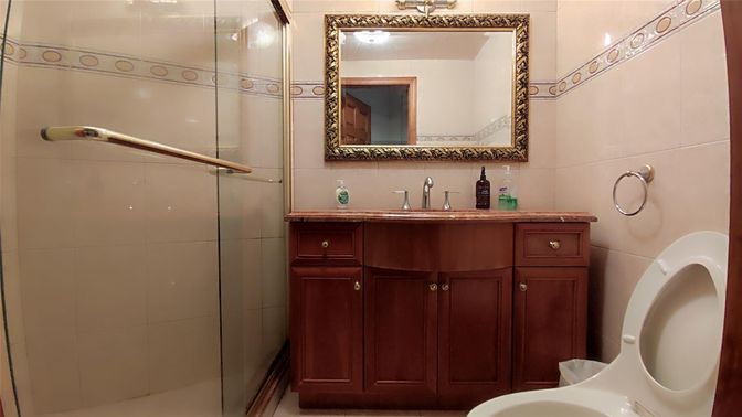 Bathroom, Glass Shower, Interior
