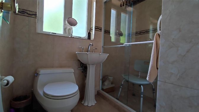 Bathroom, Glass Shower, Interior
