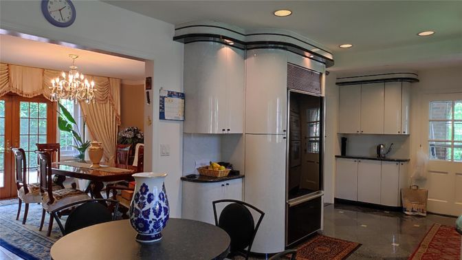 Chandelier, Dining room, Interior, Kitchen, Recessed Lighting