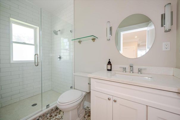 Bathroom, Glass Shower, Interior