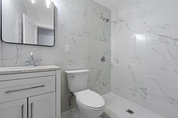 Bathroom, Interior, Marble Walls